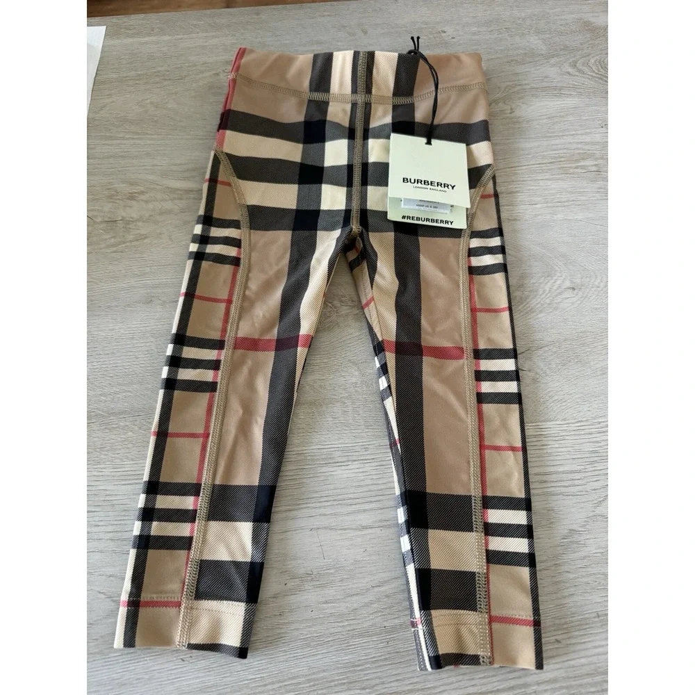 Burberry Isabella Archive Print Leggings 2 Year‎ 2Y New tags $260